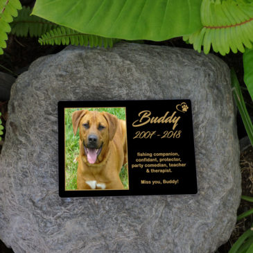 Dog Memorial Garden Plaque 5″x7″ – Personalised