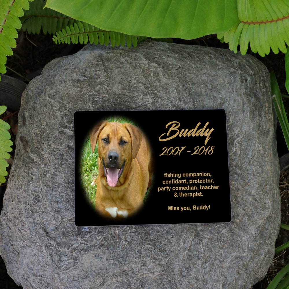 Dog Memorial Garden Plaque 5 X7 Personalised Spp Creations