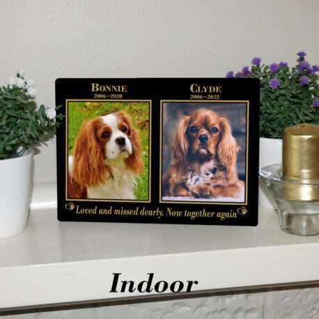 SPP-5X7 Two Photo Plaque-Indoor-Easel2